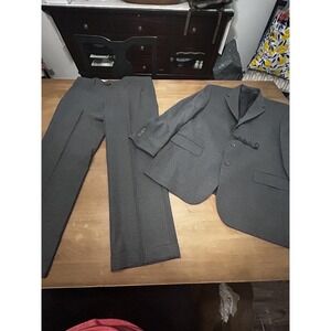 Jos A Bank 1905 Suit Mens 44R 38x29 Tailored Fit Wool Blazer Pants Brrr Comfort